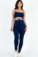 Tie Front Cut Out Jumpsuit