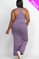 Plus Size Racer Back Maxi Dress