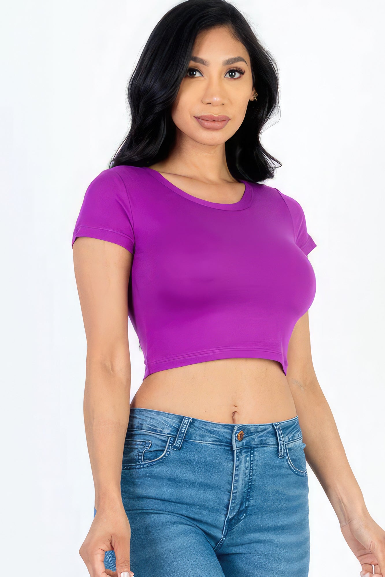 Short Sleeve Crop Top