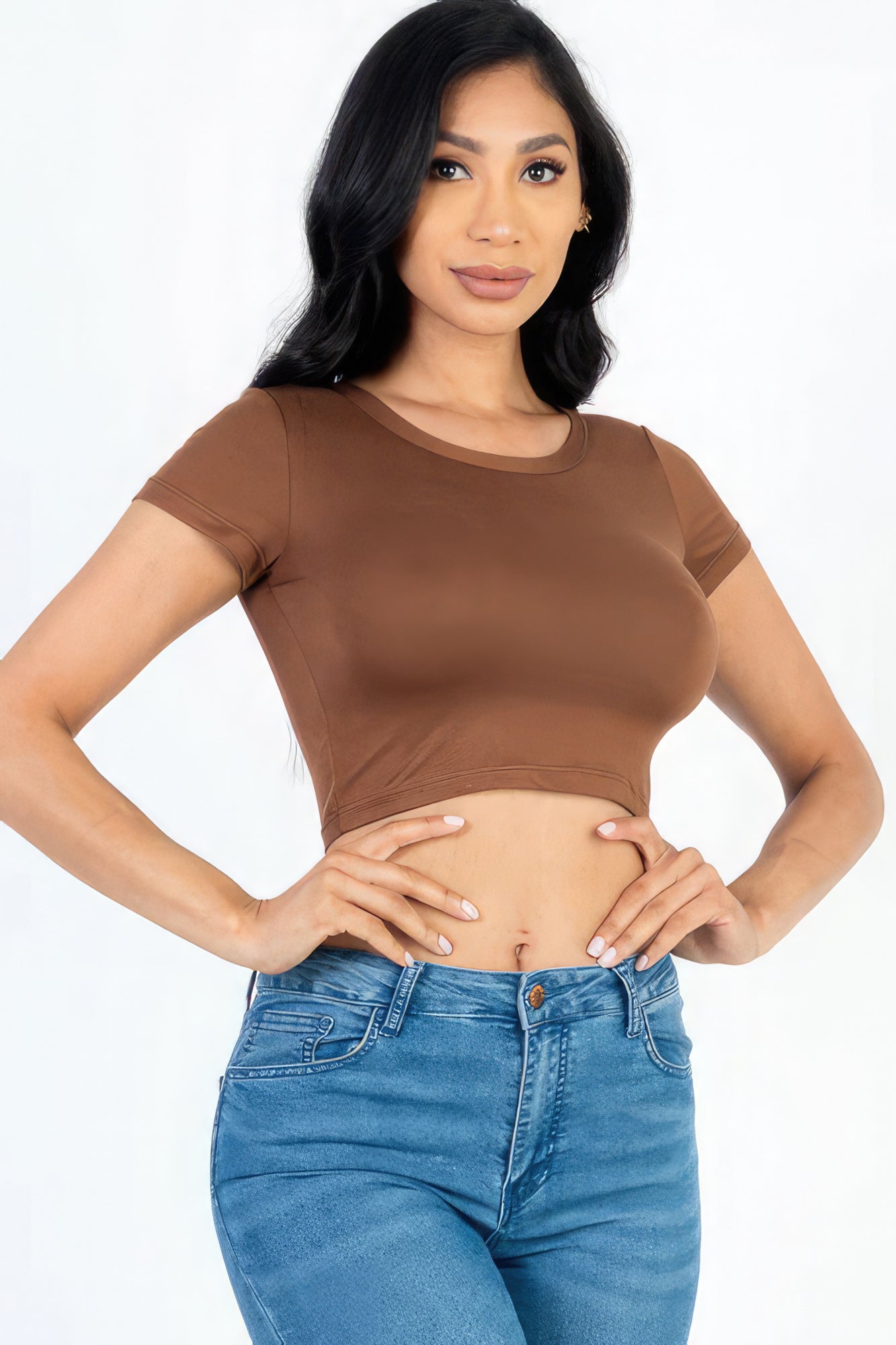 Short Sleeve Crop Top