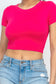 Short Sleeve Crop Top