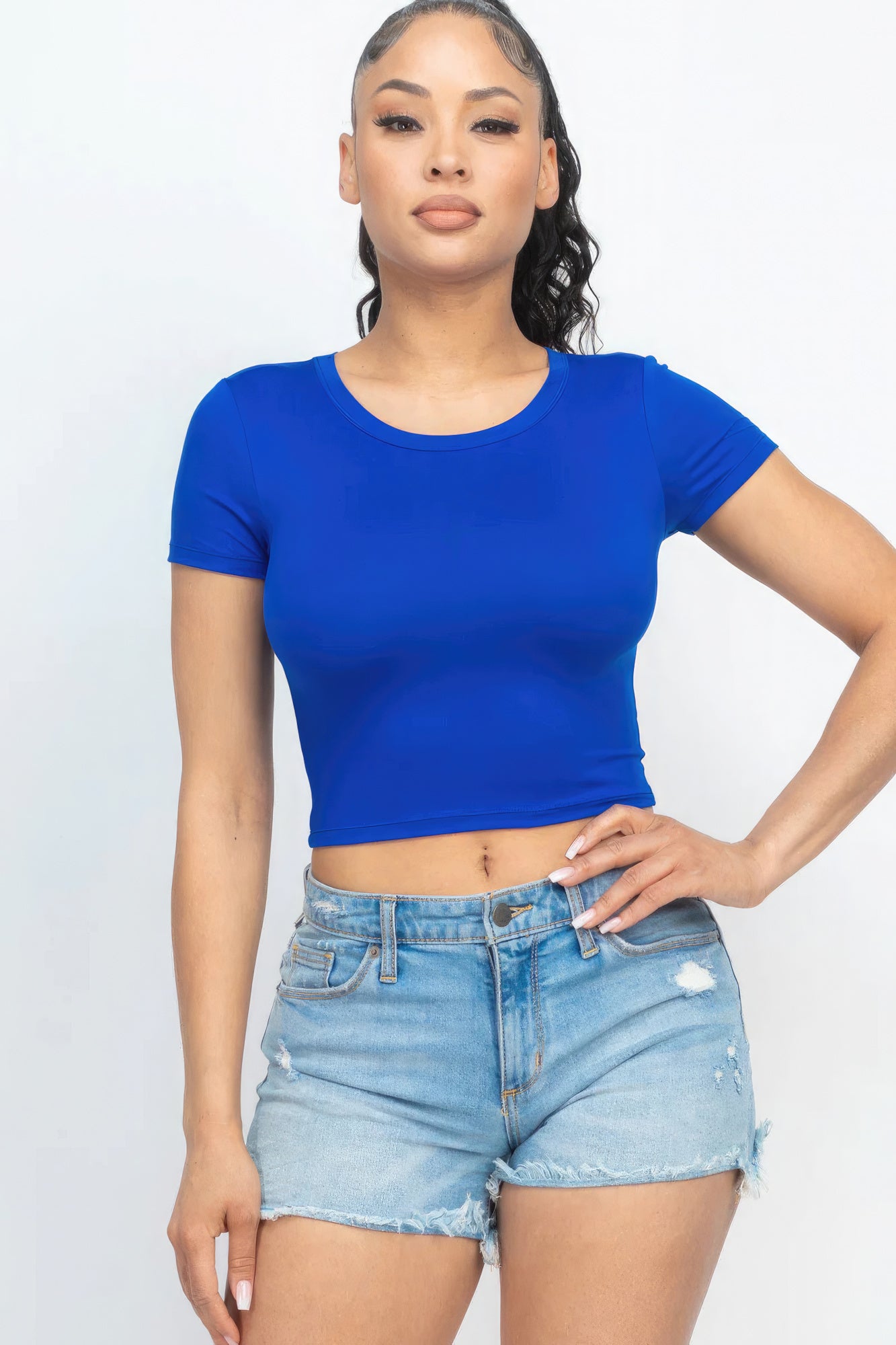 Short Sleeve Crop Top